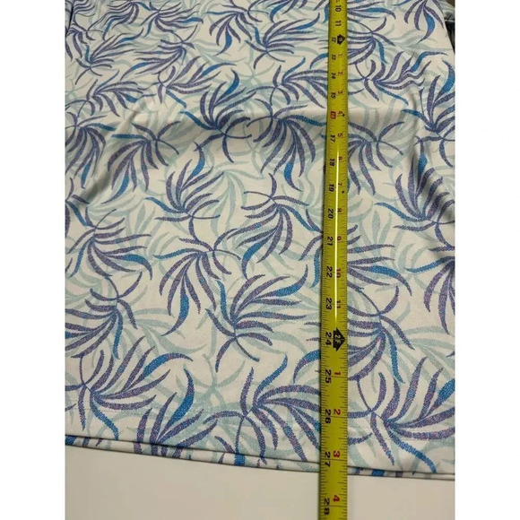 JACK NICKLAUS Men's Eco Choice Palm Print Golf Polo Shirt Size Medium - Picture 4 of 7